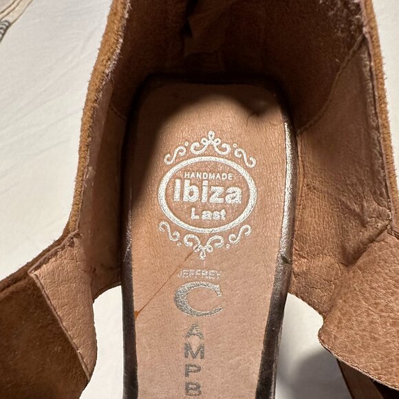 Jeffrey Campbell Suede and Metallic Platform Heel size 8 - Picture 4 of 5